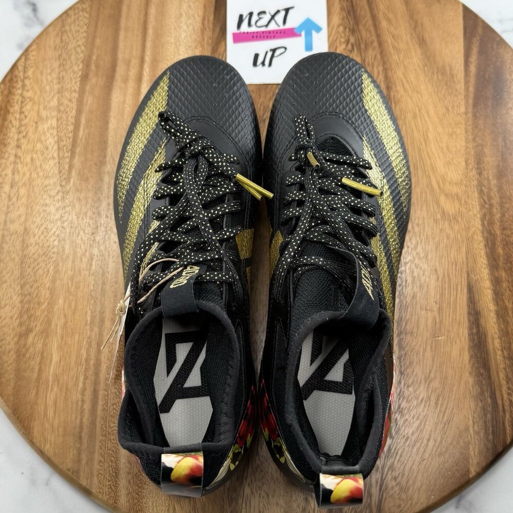 Mens size 8.5-Adidas Adizero Impact Speed Coronation Black Rose Football Cleats - Picture 8 of 10